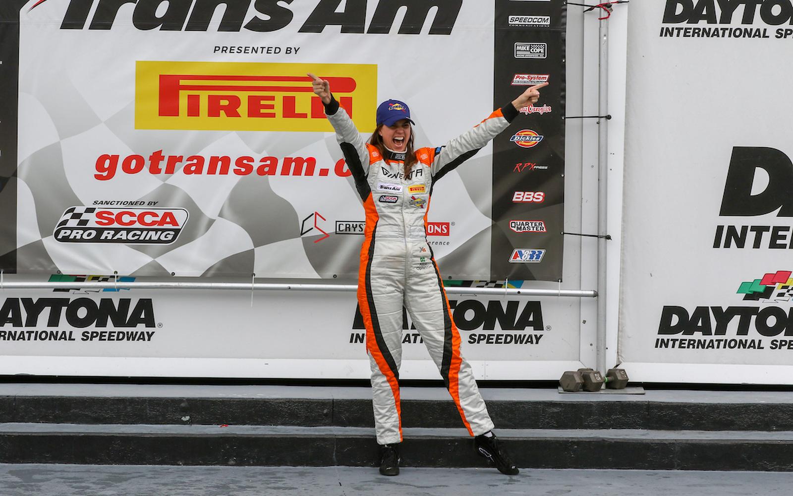Alline Cipriani wins unprecedented championship in Trans Am Series